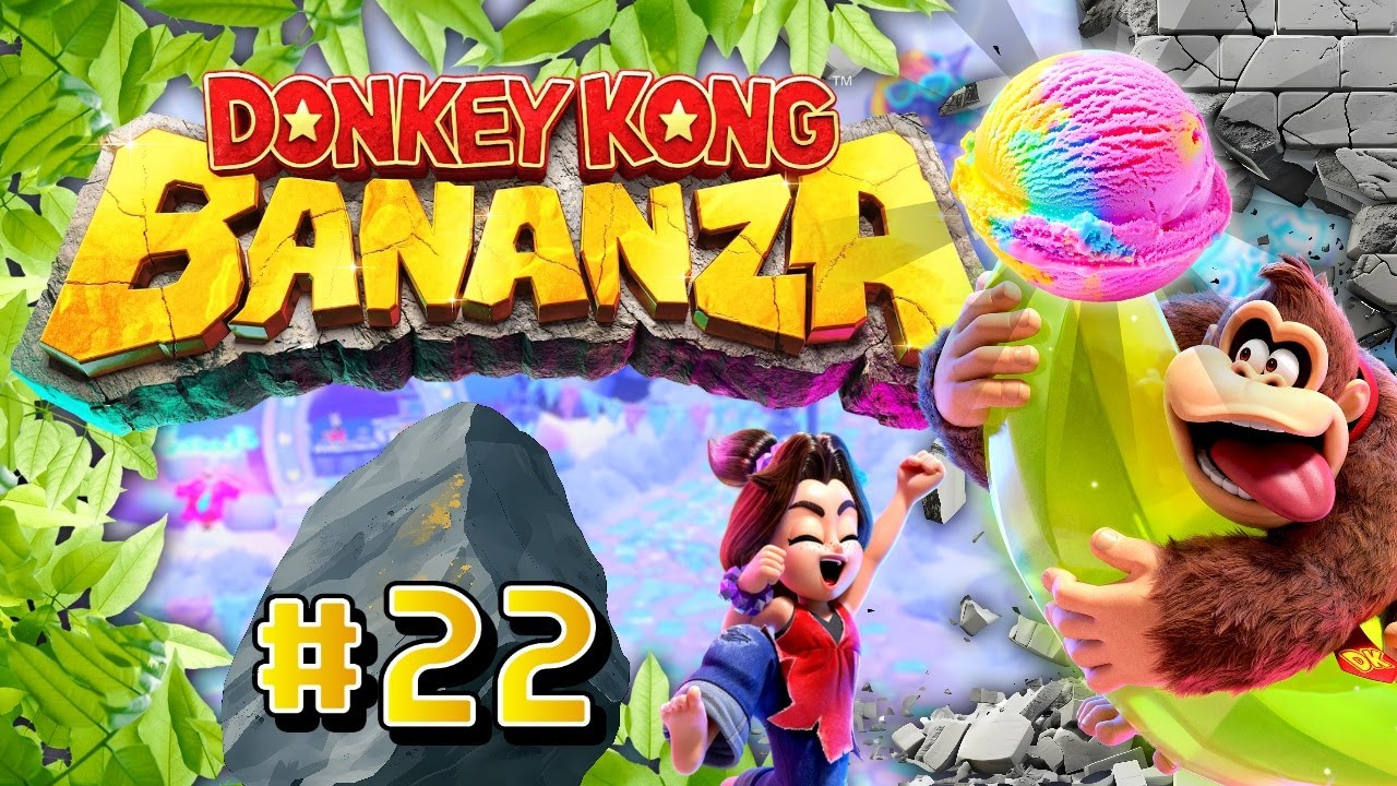 EIS essen in der GALOPP-MOLKEREI🍨😋 - DONKEY KONG BANANZA 100% - #22
