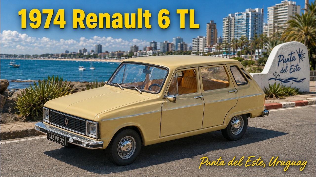 1974 Renault 6 TL diecast by Odeon