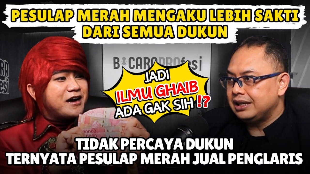 NGAKU LEBIH SAKTI DARI SEMUA DUKUN, PESULAP MERAH TERNYATA JUAL PENGLARIS‼️ 😱