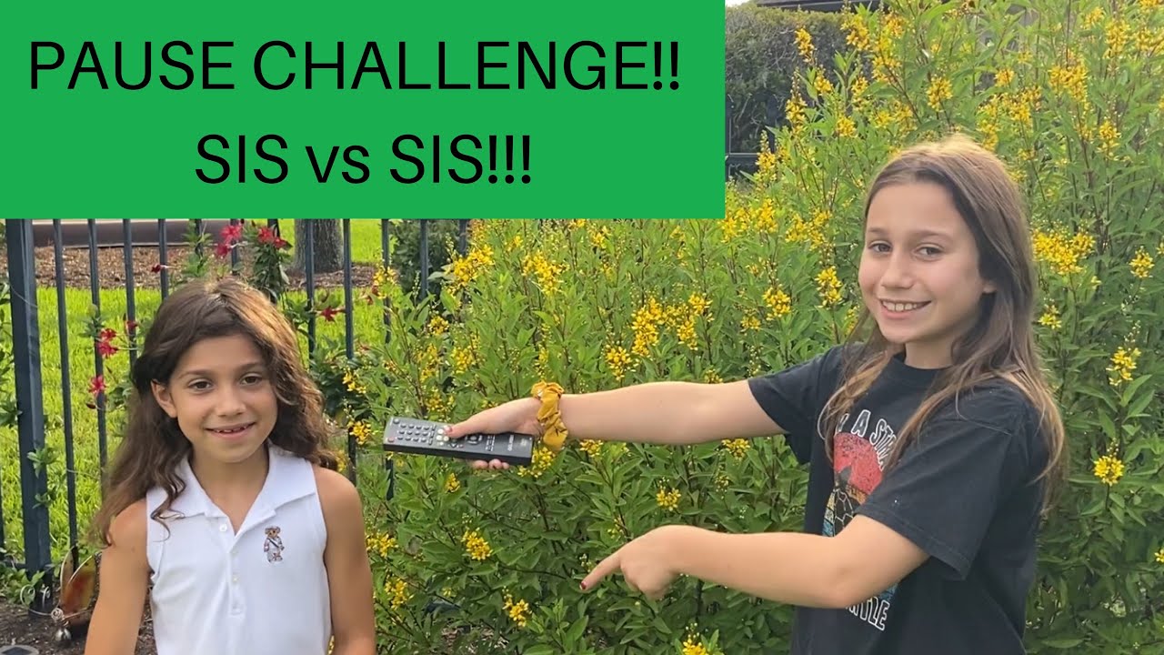 PAUSE CHALLENGE!!! SIS vs SIS!!! Which Sister Wins?