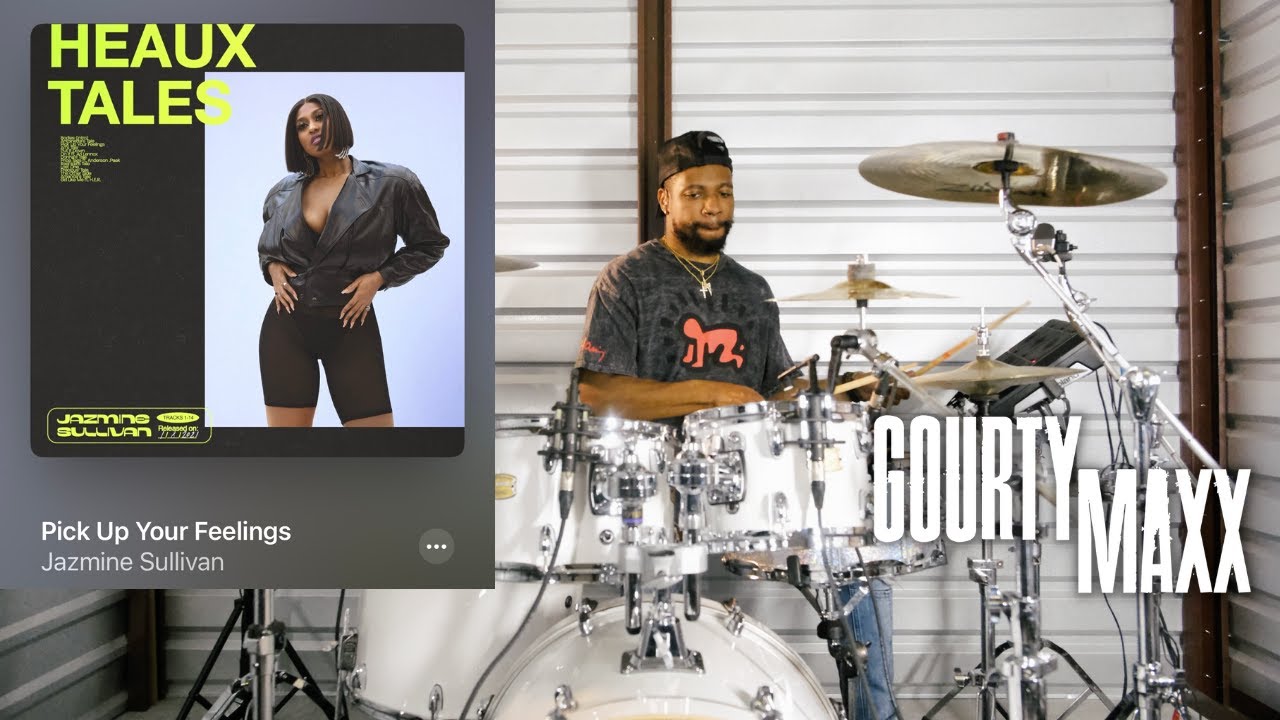 Jazmine Sullivan - Pick Up Your Feelings - Drum Cover | Vibe Live Arrangement - Gourty Maxx