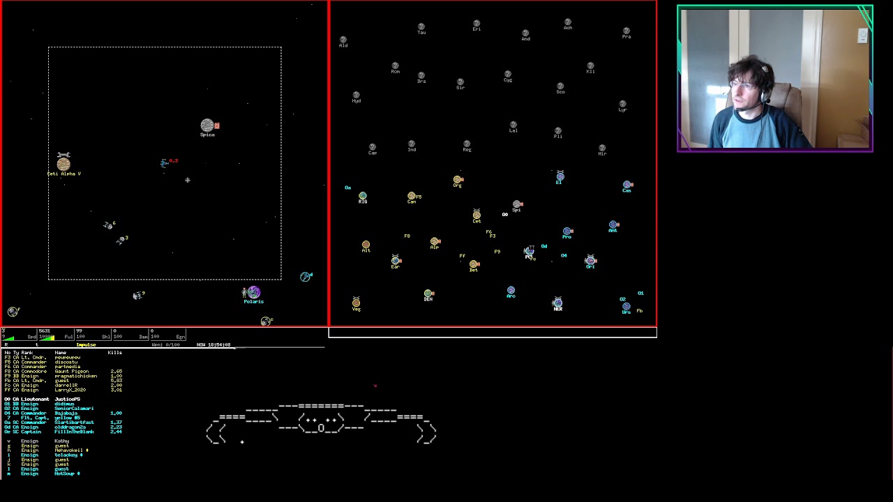 Netrek - Two stage retake of Spica with Oe and O4