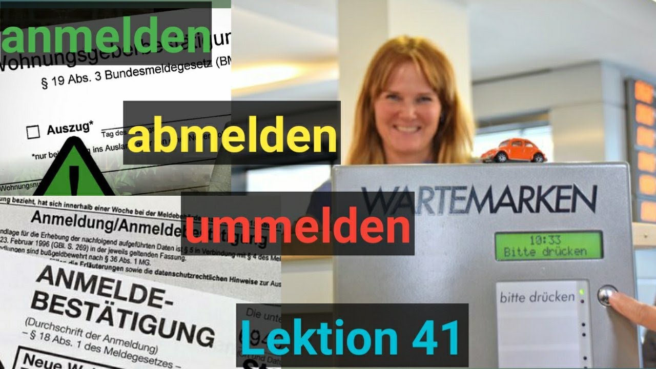 German-Amharic|Auf dem Amt በመስሪያ ቤቶች ውስጥ Lektion 41