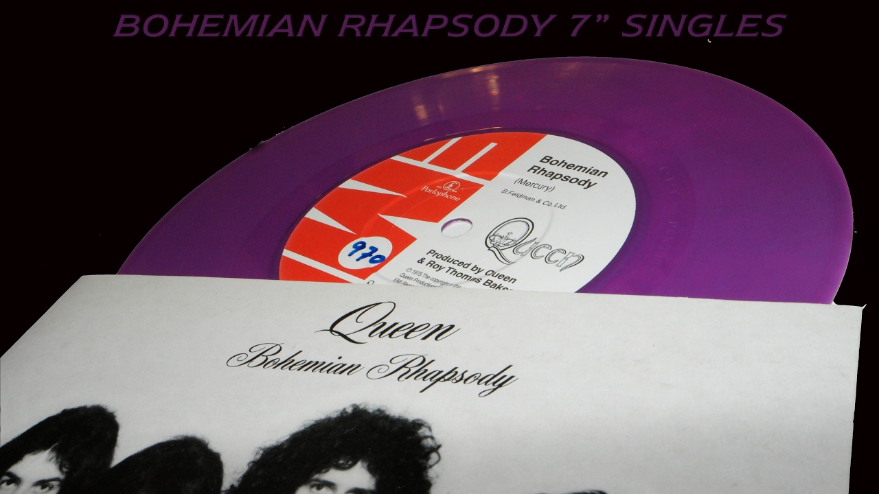 Queen Bohemian Rhapsody Vinyl singles 7