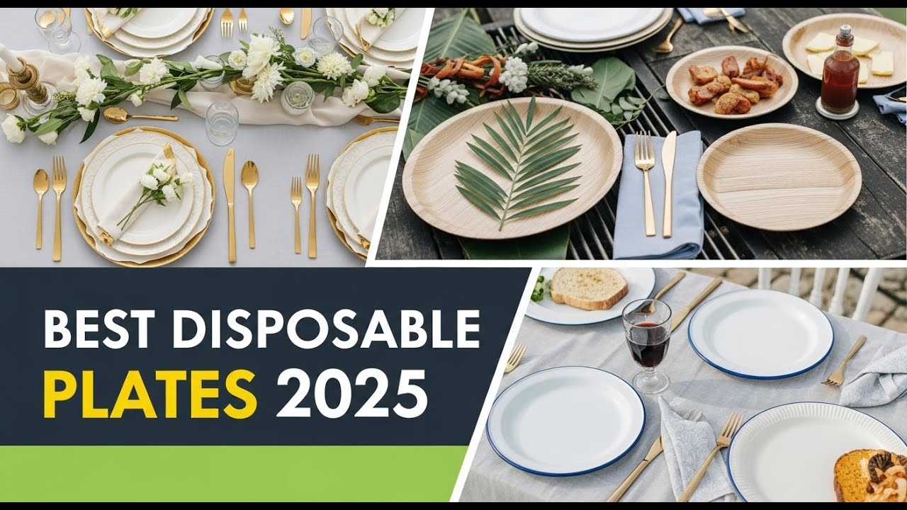 TOP 5 Best Disposable Plates 2026 | Best paper plates tested