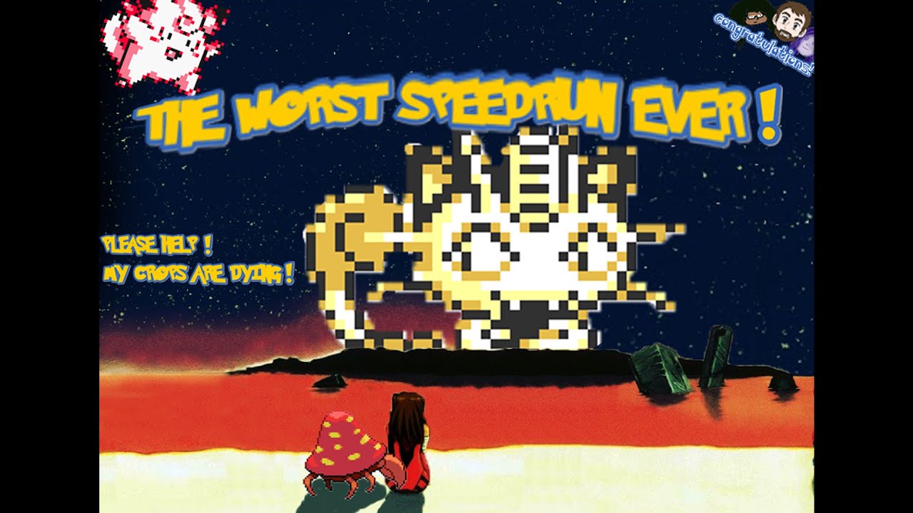 The World's Most Scuffed Speedrun, a Parasect, And a Dream