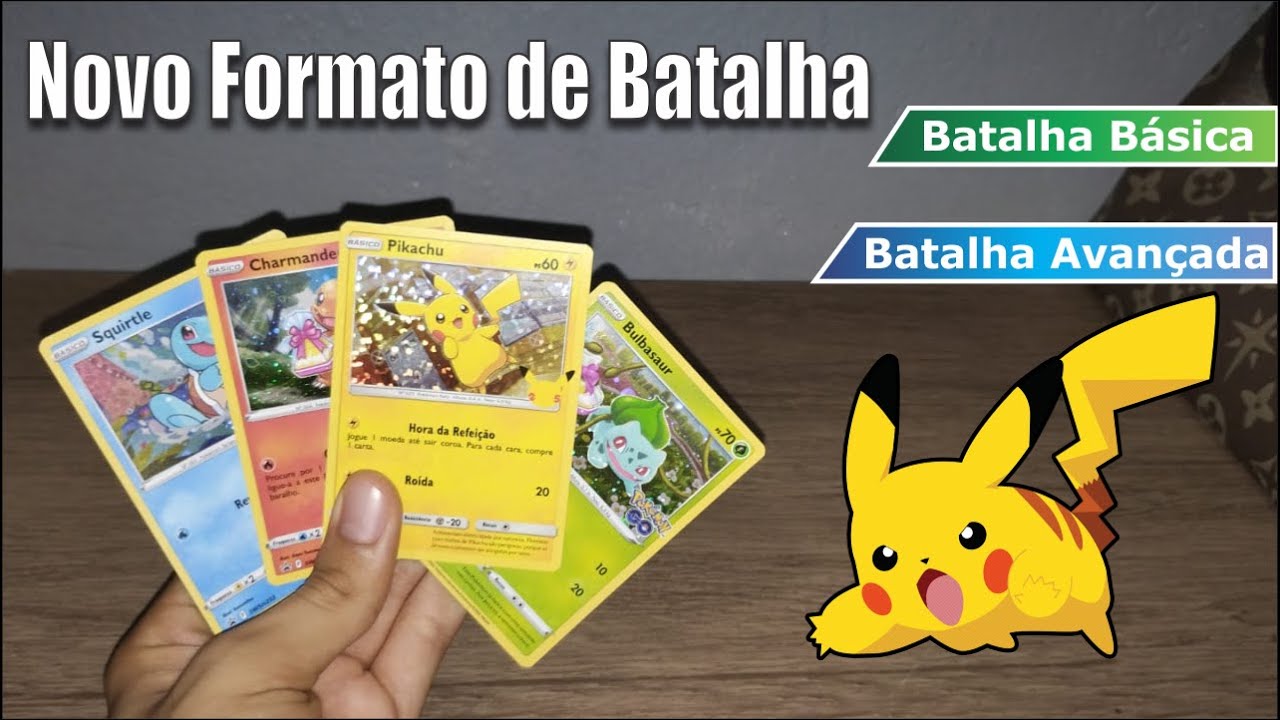Uma nova forma de jogar pokemon! pokemon tcg Basic Battle