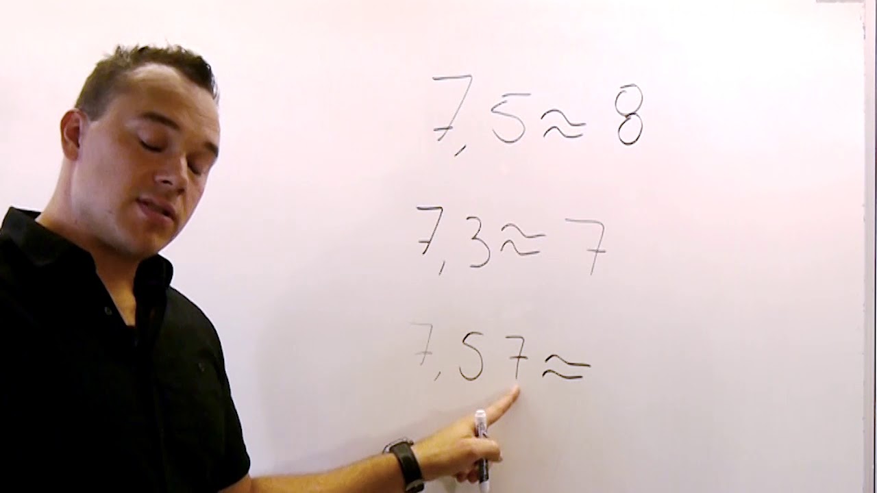 Tal 5. Avrundning. Matematik åk 7. Kapitel 1, avsnitt 5.
