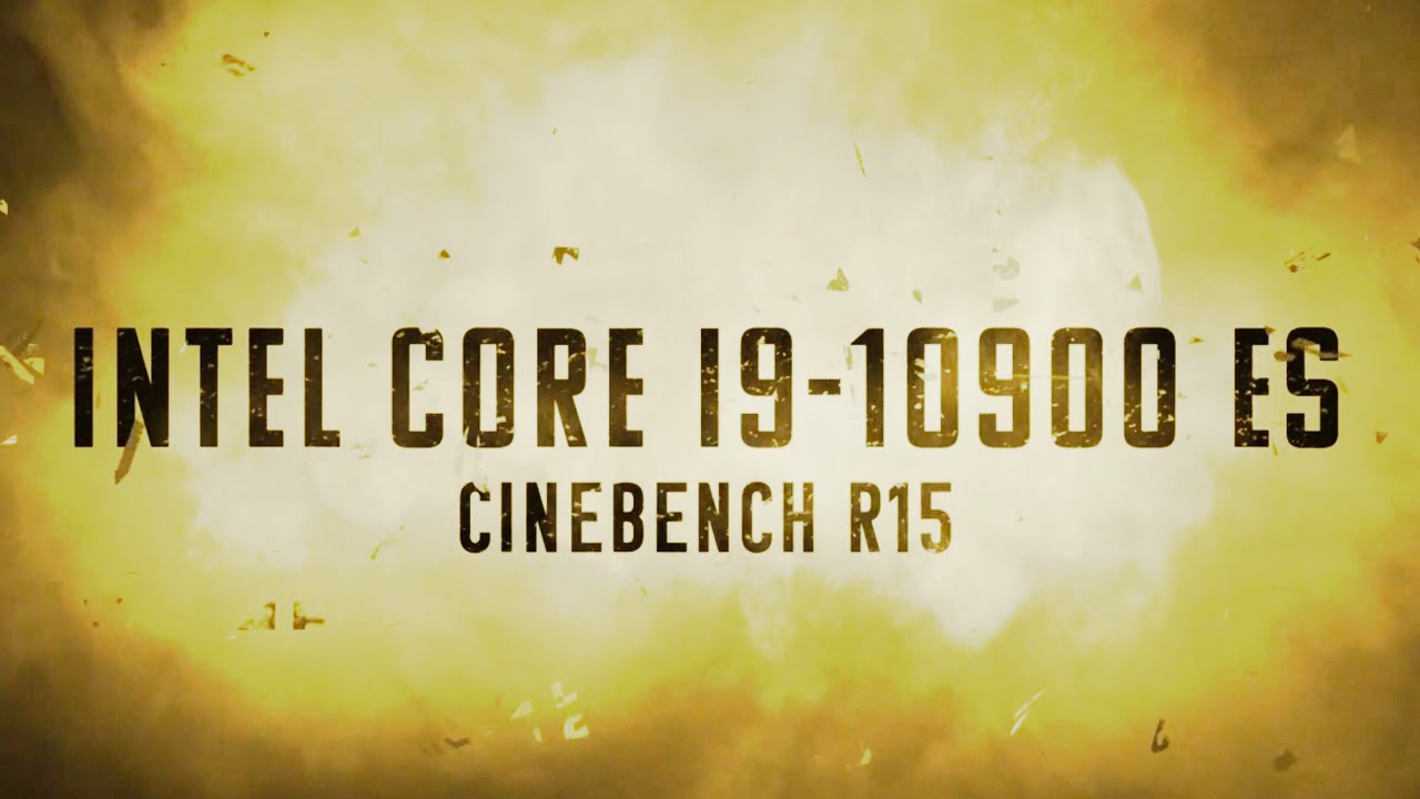 INTEL 10th Gen Core i9-10900 ES LGA1200 Performance Test | 10C20T | Cinebench + CPU-Z |  21FEB2020