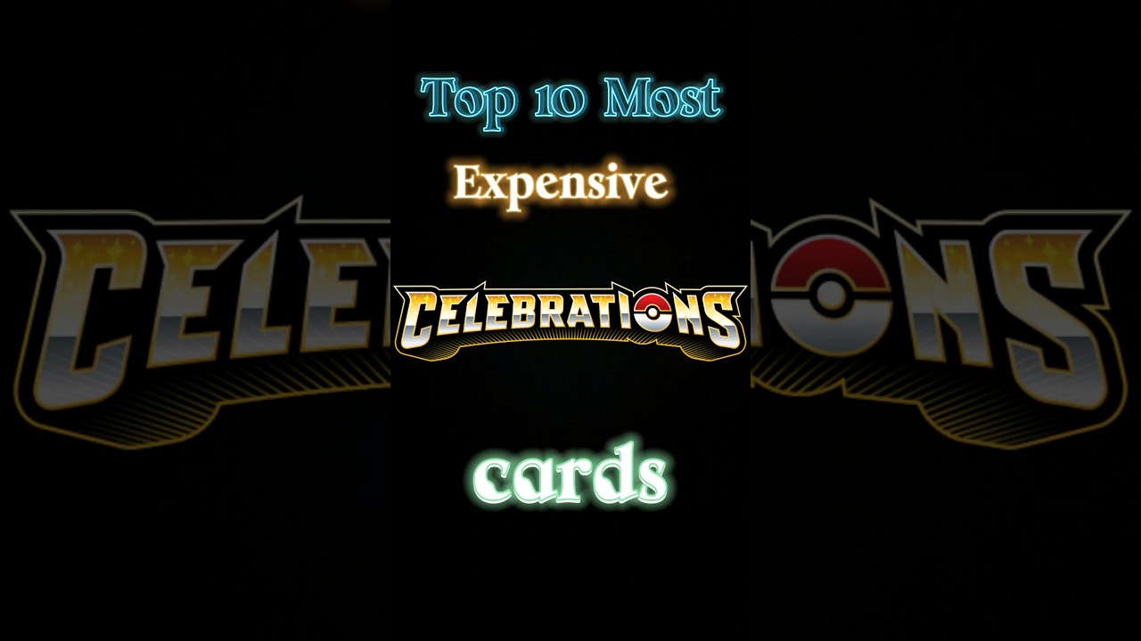Top 10 most expensive Celebrations Pokemon Cards! #pokemon #pokemoncards