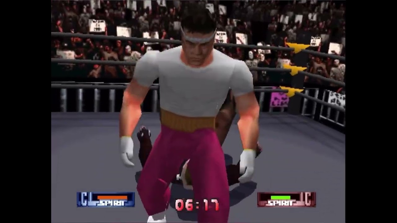 WCW NWO Revenge CPU vs. CPU Best of Seven Matches - Dr. Frank vs. Dake Ken - Match 4