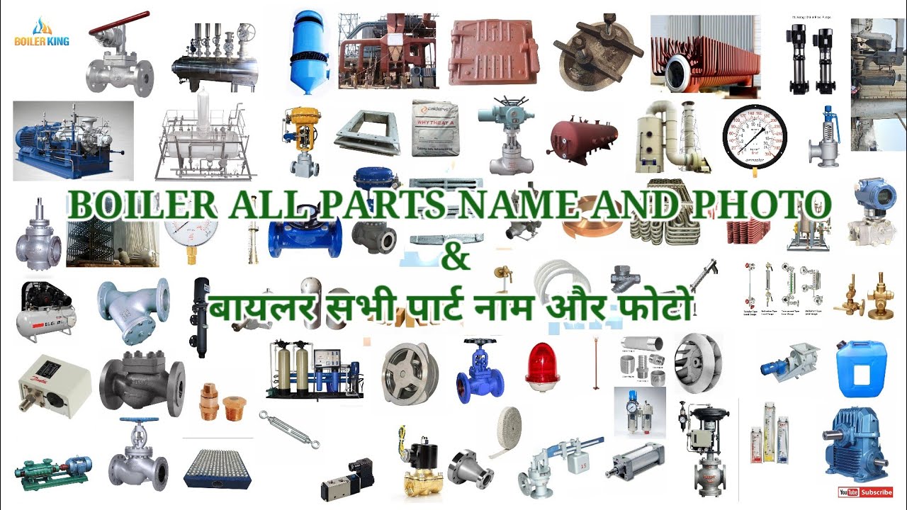 BOILER ALL PARTS NAME AND PHOTO || बाॅयलर सभी पार्ट का नाम और फोटो.