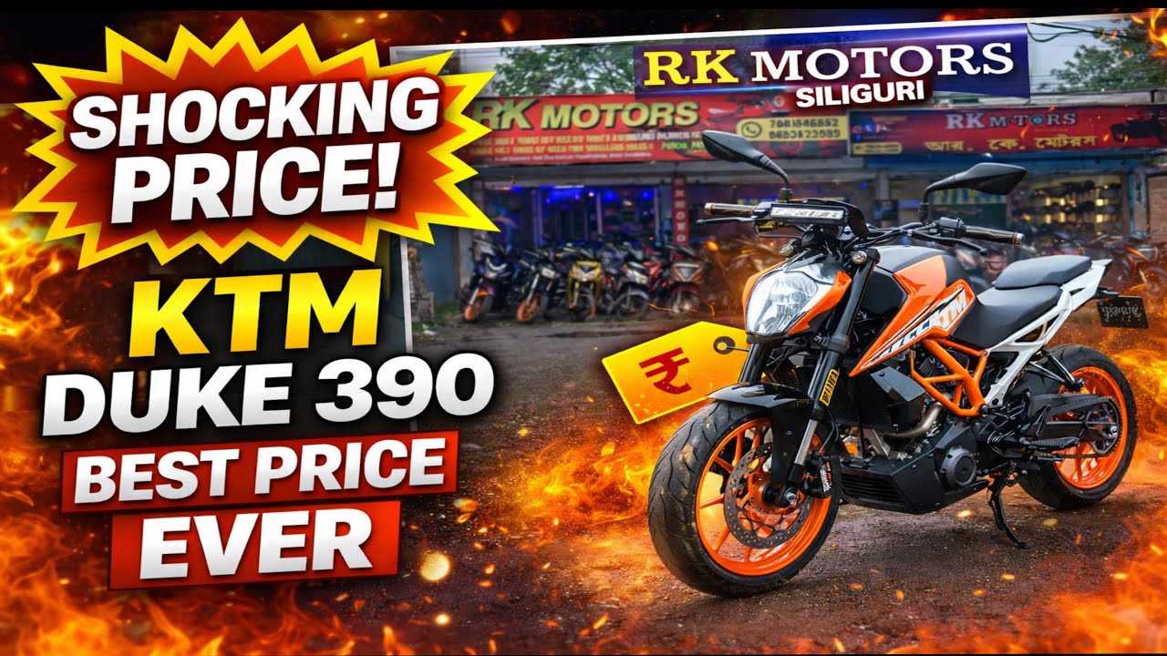 KTM DUKE 390 ONLY 70K 😱 CHEAP & BESTSECONDHAND BIKE SHOWEROOM IN SILIGURI 🔥RK MOTORS SILIGURI #used 
