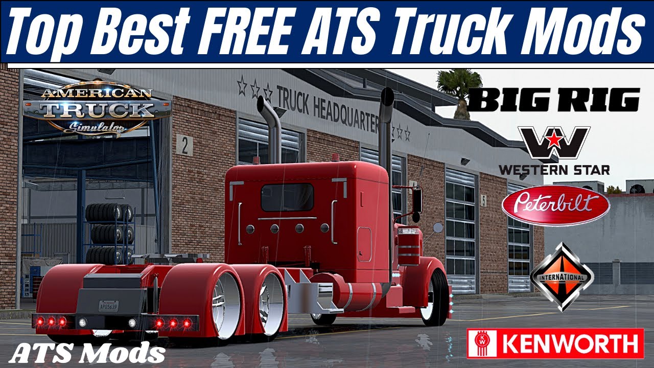 ✅ American Truck Simulator | Top Best Free ATS Truck Mods [ATS 1.43/1.42]