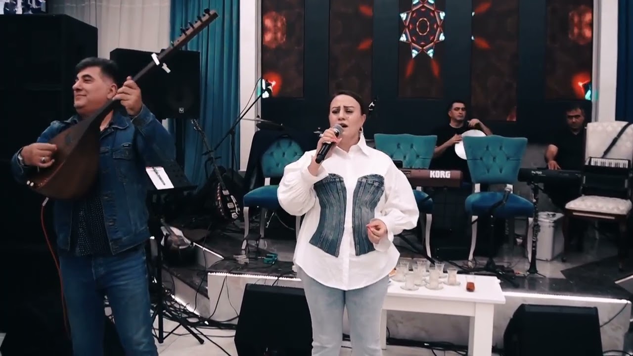 Təranə Gədəbəyli & Rasim saz aşıq havası.Raminin oğlu Urfanın kiçik toyu.hissə 2