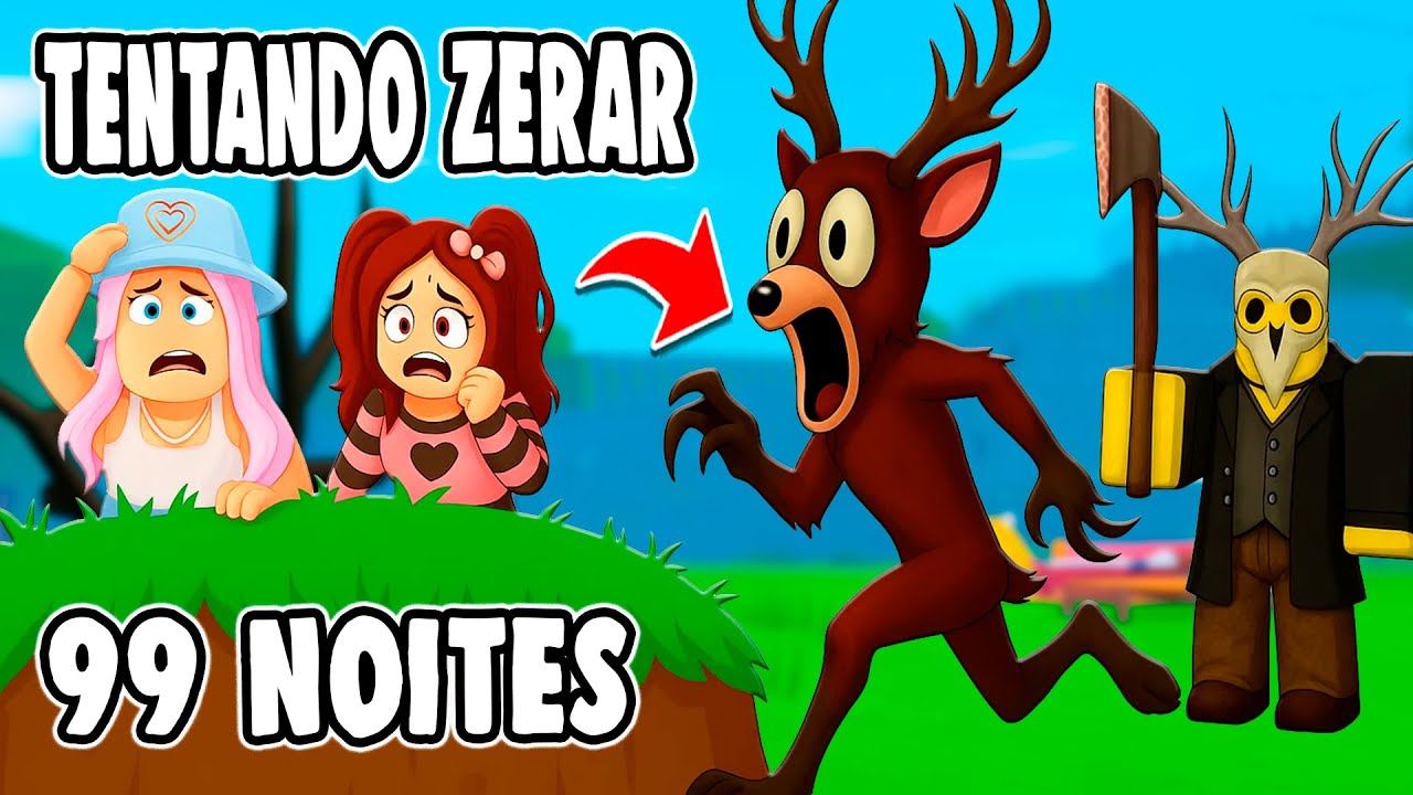 TENTANDO ZERAR 99 NOITES NA FLORESTA | ALICE LIFE E MARY GAMES NO ROBLOX
