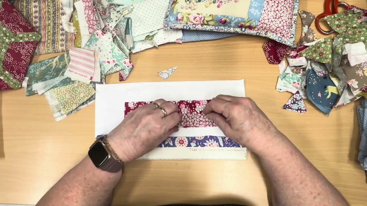 Roxy’s journal of STITCHERY, my first fabric book. @roxycreations679 @roxycreationsbysarah 