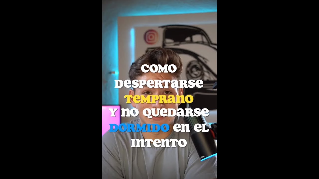 Como despertarse TEMPRANO y no quedarse DORMIDO en el intento&hellip;