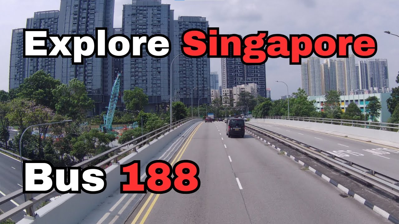 [4K] Explore Singapore on Bus 188 (HarbourFront to Choa Chu Kang)
