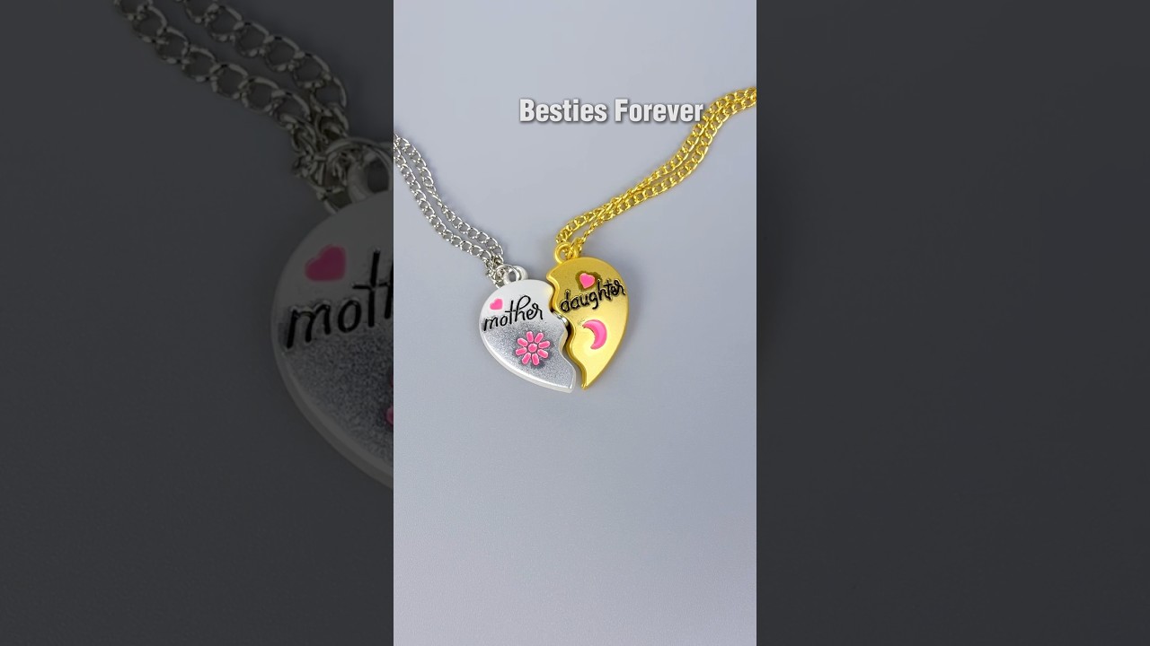 Unboxing surprise gifts for my loved ones! #bff #besties #necklace