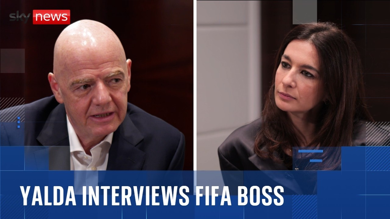 Trump 'deserves' that peace prize, FIFA president tells Sky News