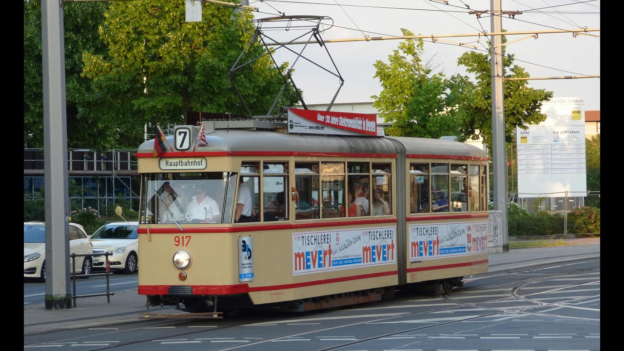 Straßenbahn Bremen: Historischer Linienverkehr mit Hansa-Wagen auf Linie 7 - Lange Nacht der Museen