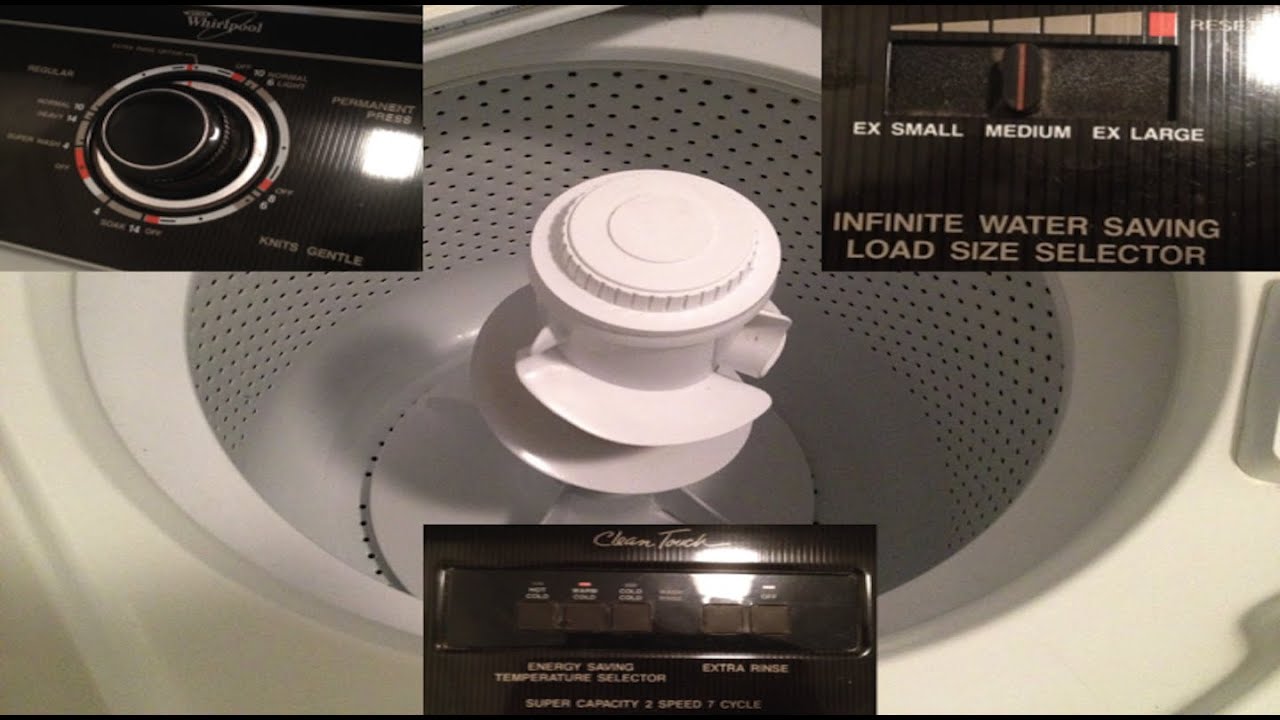 Whirlpool Clean Touch - Medium load, colors (CYCLE MONITOR IN DESCRIPTION)