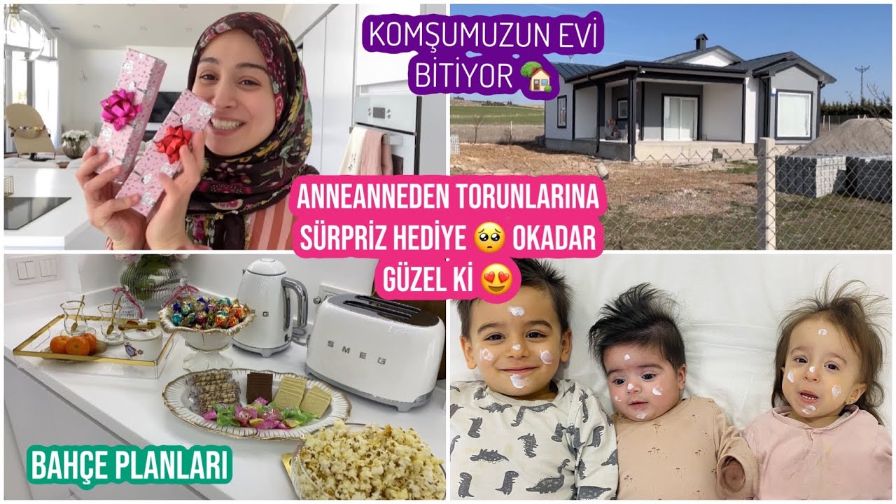 ANNEANNEDEN YENİ TORUNLARINA SÜRPRİZ HEDİYE 🥺, KOMŞUMUZUN YENİ EVİNİN SON HALİ 😍, AİLE VLOG
