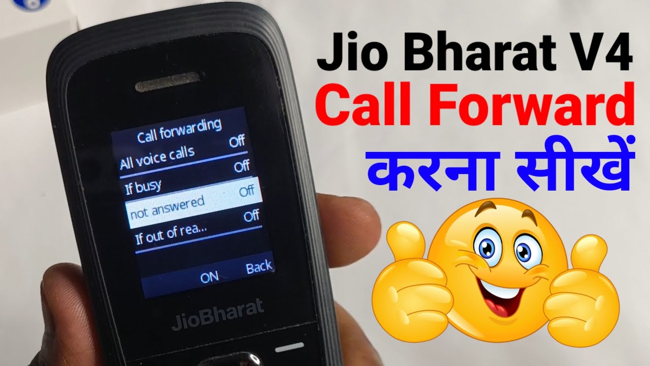 How to call forward to another number in Jio Bharat V4 | Jio Bharat V4 me Call forward kaise kare