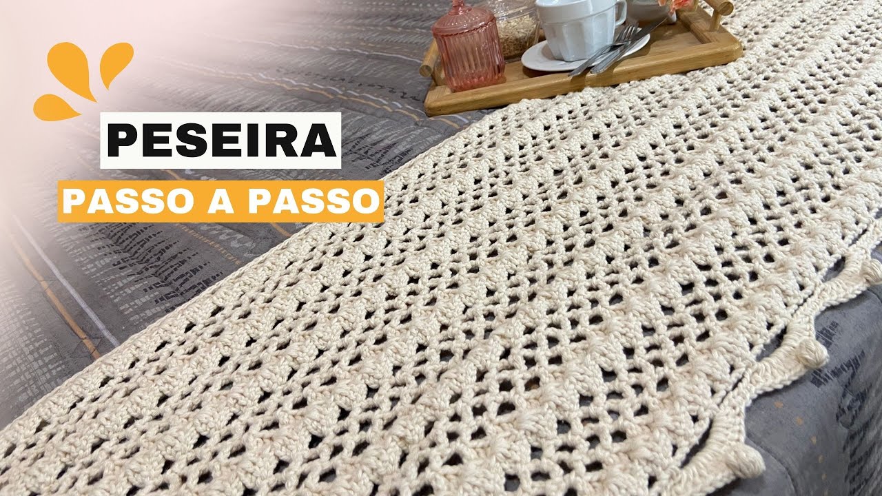 PESEIRA DE CROCHÊ | PONTO FANTASIA