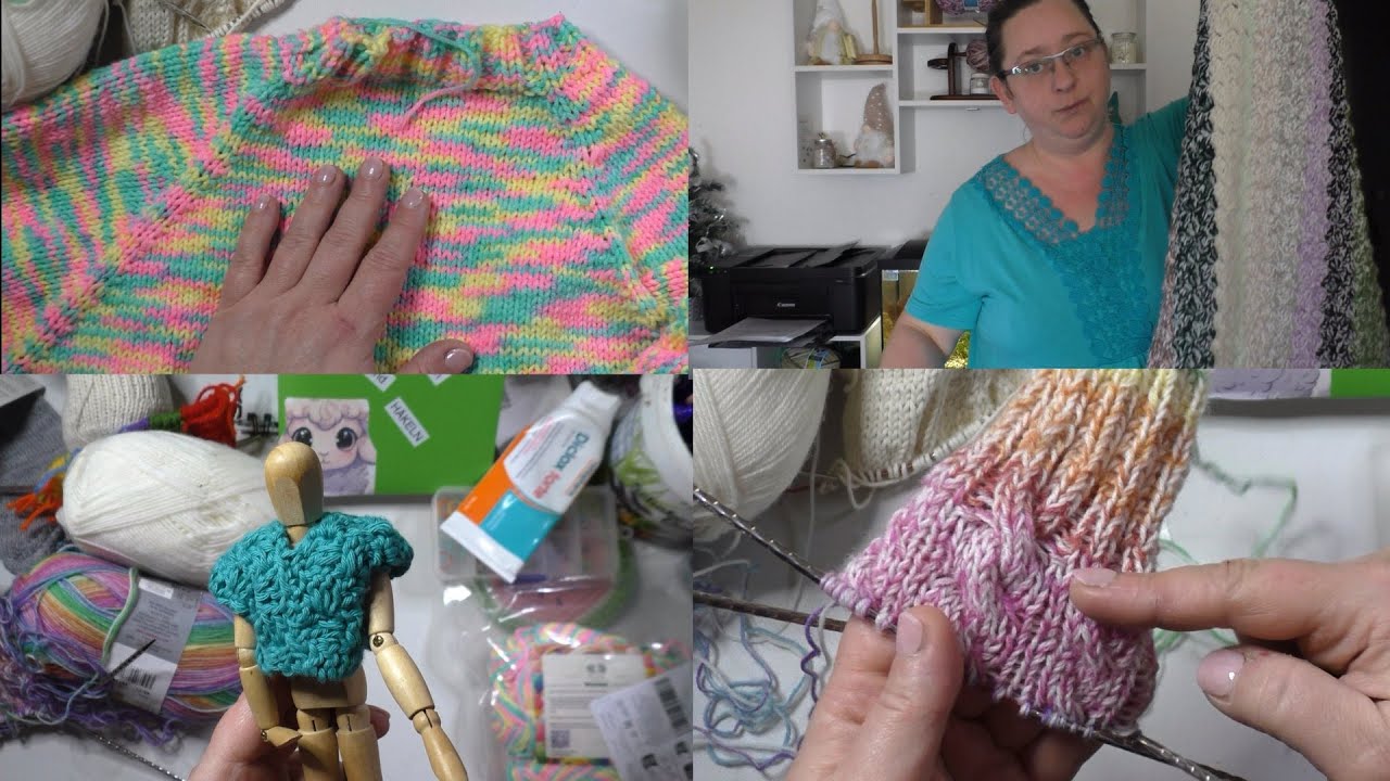 Podcast 67 / Was alles in Arbeit ist und endlich ist die Decke fertig / Maschenschäfchen