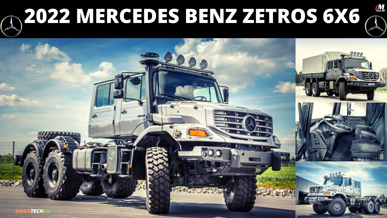 Mercedes Zetros 2022 - Mercedes Zetros 6x6 Off-road Test Drive - Features & Specs