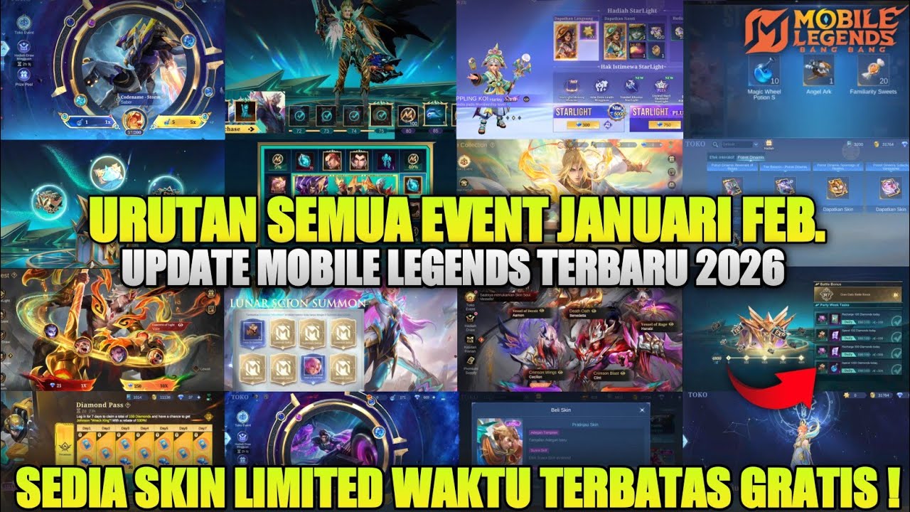 M7 PASS GRANGER!! URUTAN SEMUA EVENT MLBB JANUARI - FEBRUARI 2026 | M7 World Championship MLBB