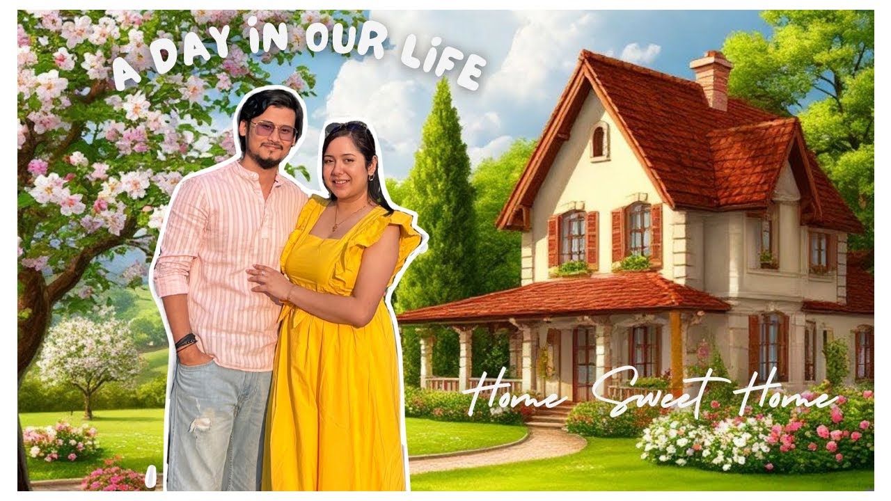 তুমি মই আৰু আমাৰ মৰমৰ ঘৰখন❤️🏠 Home sweet Home.