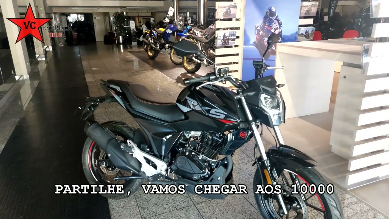KEEWAY RKS 125 UMA DAS MAIS BARATINHAS COM CAIXA DE VELOCIDADES