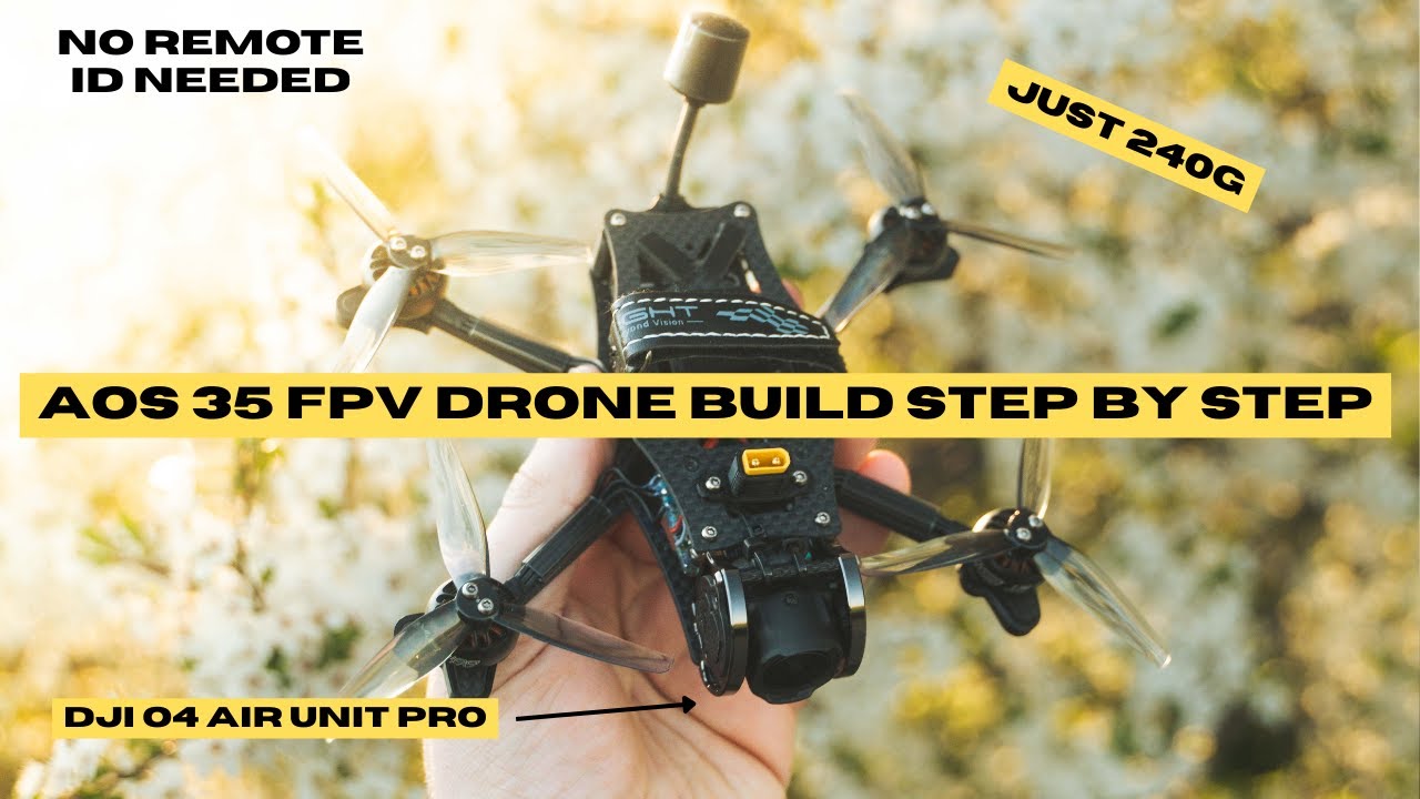How To Build a Sub-250g FPV Drone With DJI O4 Pro