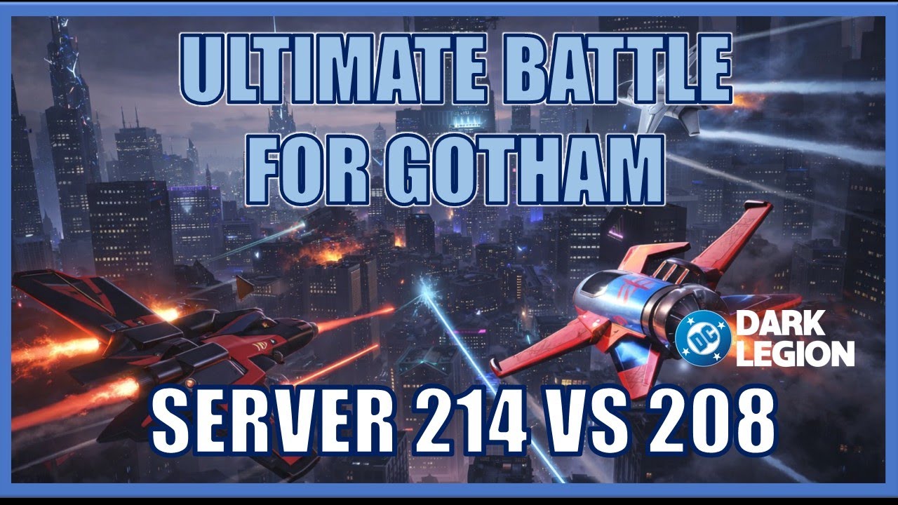 Ultimate Battle for Gotham | Server 214 vs 208 | Part II | DC DARK LEGION