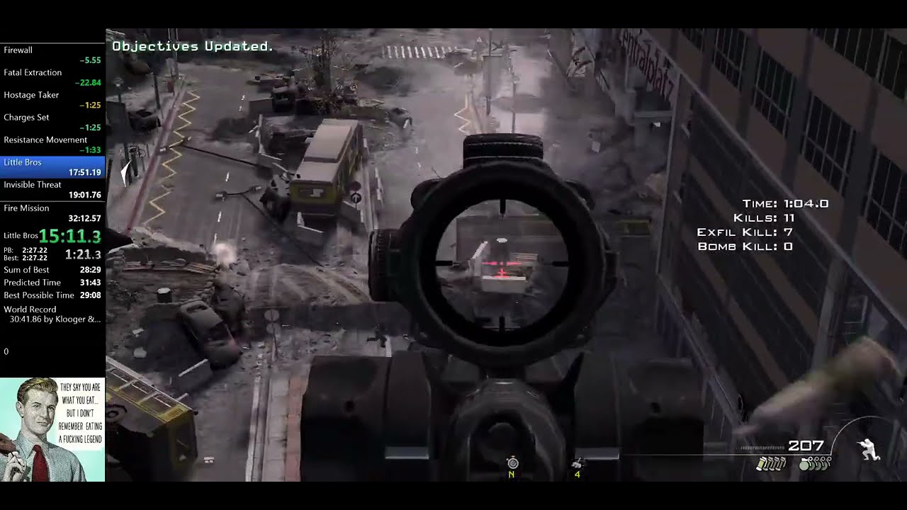 MW3 - Spec Ops Coop World Record 28:50.4