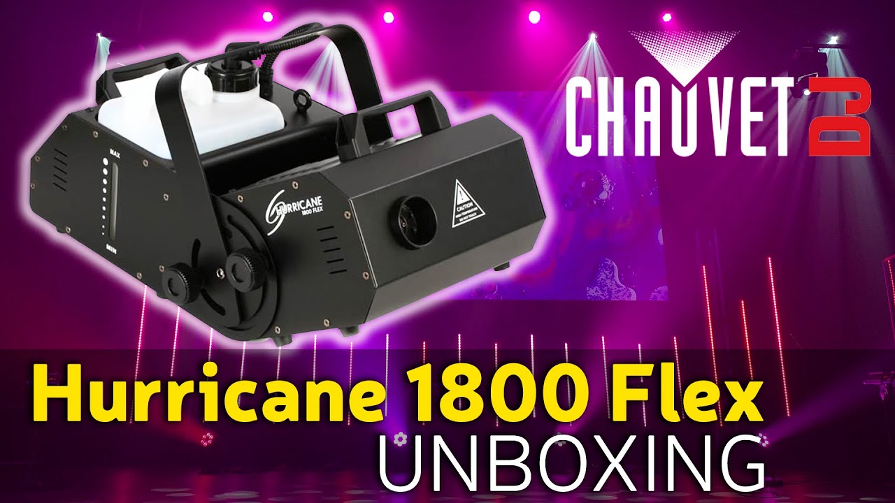 Chauvet Hurricane 1800 Flex | Unboxing | Español