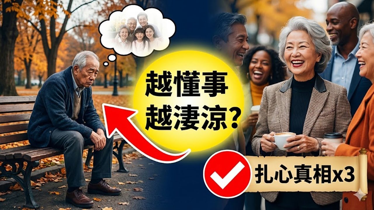 为什么60岁的华人第一代移民，越是“懂事”晚年越凄凉？在海外过得好的老人，都看透了这3条扎心真相！