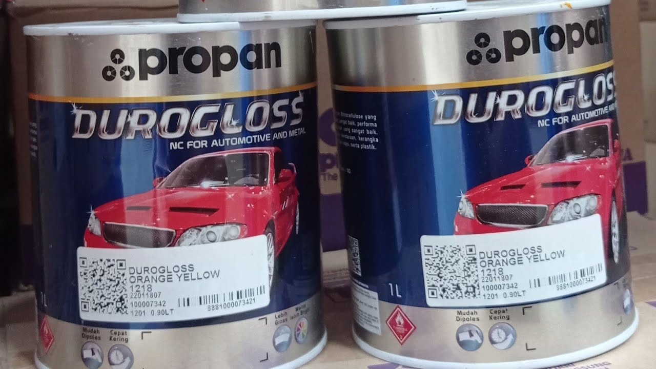 CAT DUCO NC PROPAN dengan 100% pengenceran