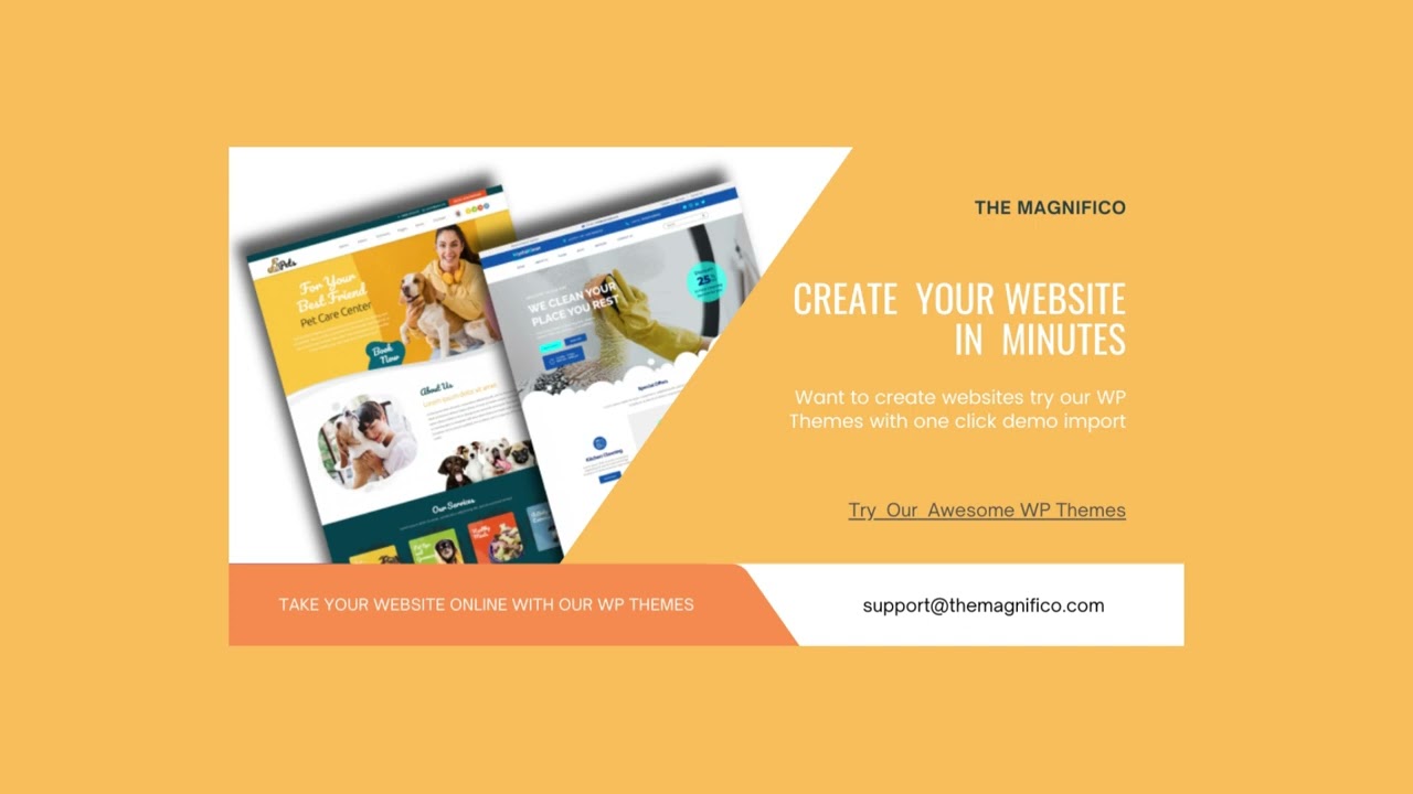 Create Your Website With Awsome WP Theme