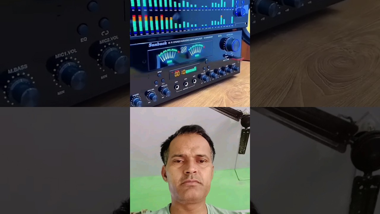 Amplifire receiver Bluetooth digital VU meter #amplifire #soundequipment #shorts #videos