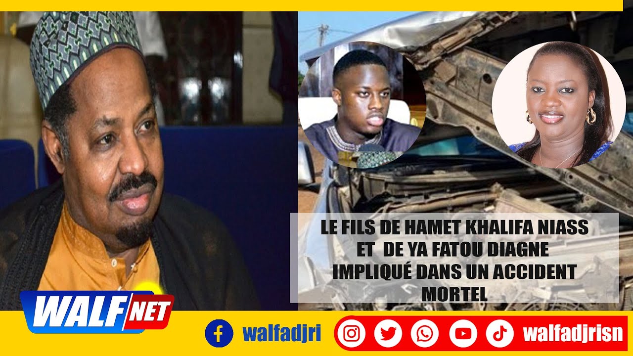 Accident m0rtel : le fils de Ya Fatou Diagne Maire de Ngathe Naoudé impliqué dans un accident m0rtel