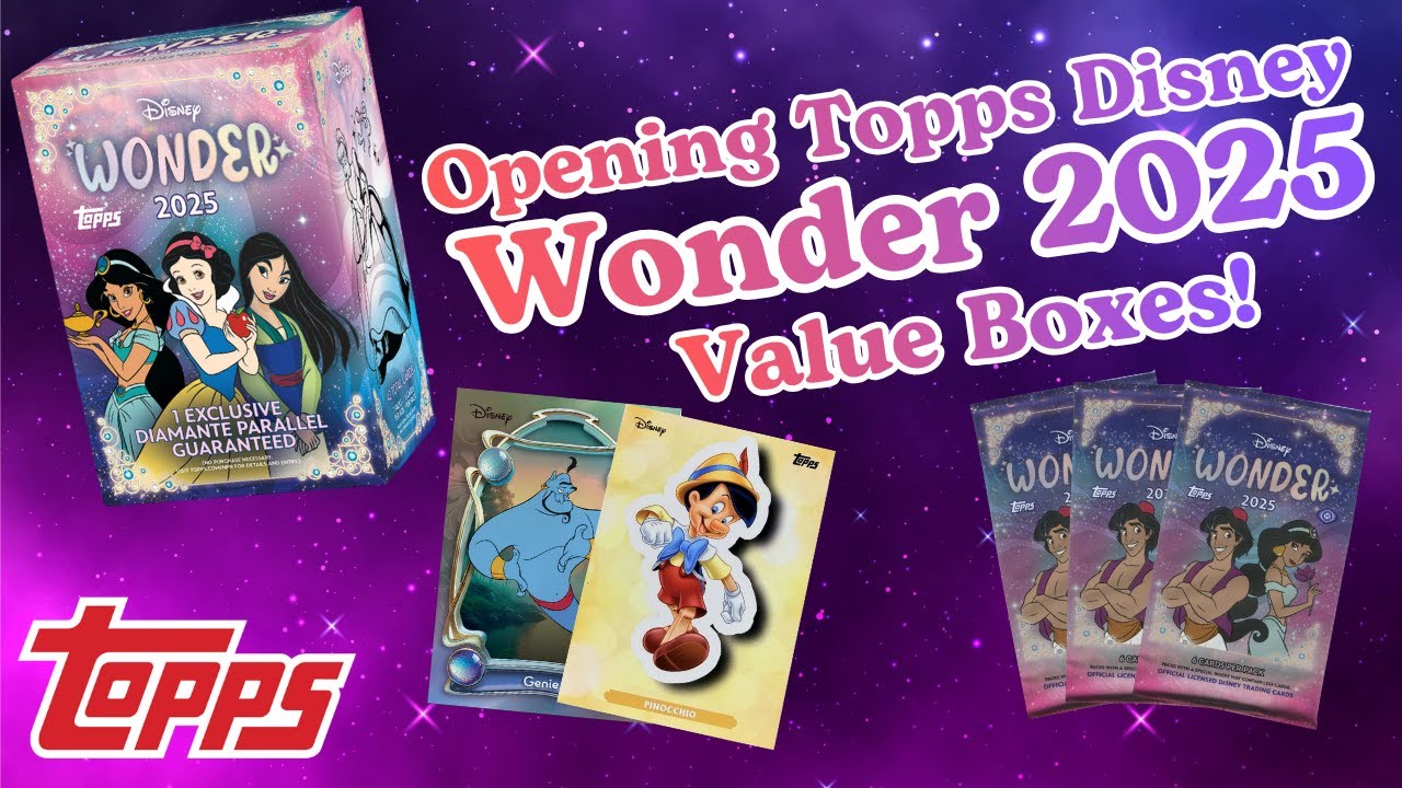 Opening 2 Topps Disney Wonder Value Boxes | Chasing ENCHANTED AUTOGRAPHS & 1/1 PrincessFractor!