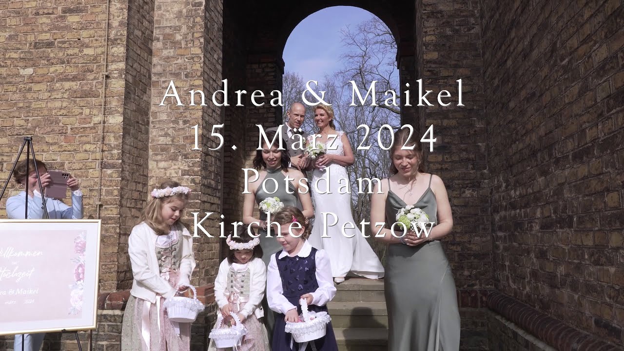 Hochzeit von Andrea & Maikel | 15. März 2024 | Potsdam | Kirche Petzow