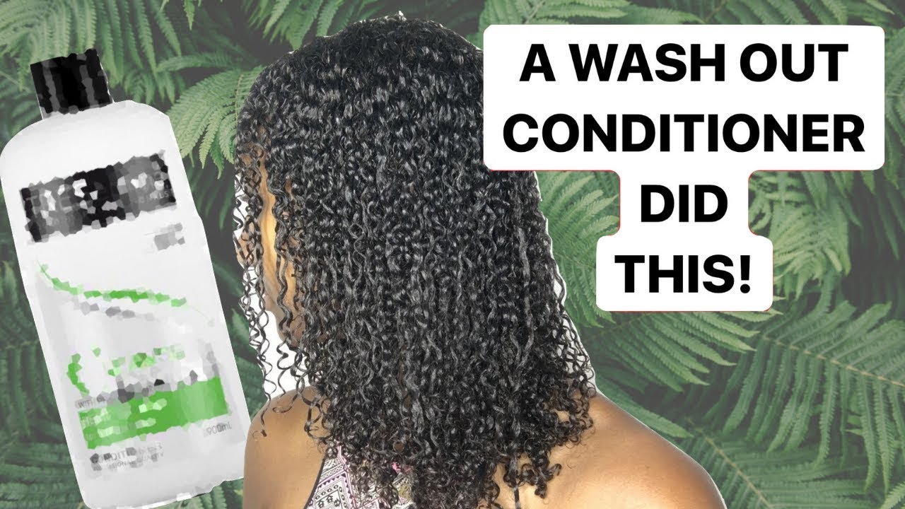 I TRIED A WASH OUT CONDITIONER AS A LEAVE-IN FOR MY WASH N GO | IMPRESSED OR NAH ?
