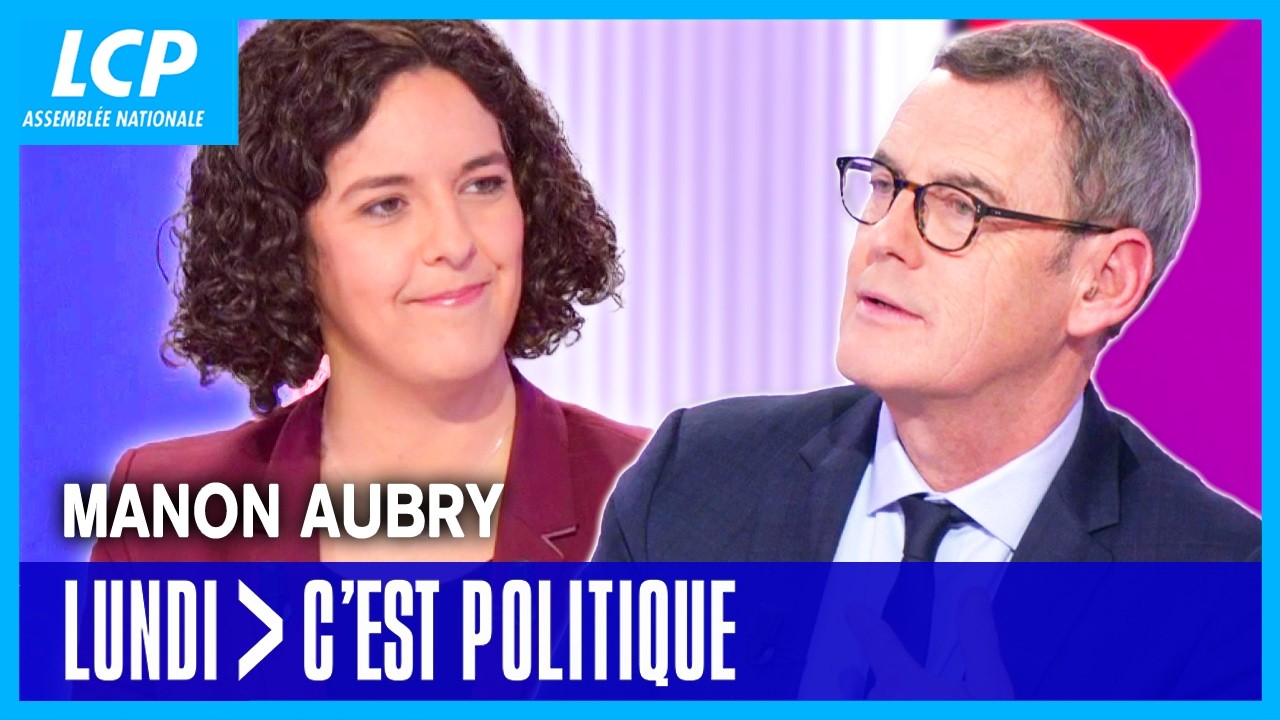 Manon Aubry, présidente du groupe LFI au Parlement Européen | LCP, Lundi C'est Politique -23/02/2025