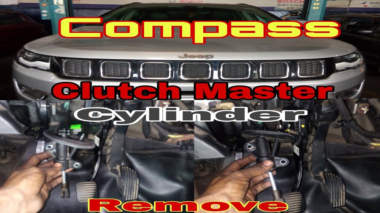 How To Remove & Fitting Clutch Master Cylinder Jeep Compass👍Jeep Compass Clutch Cylinder Replacement