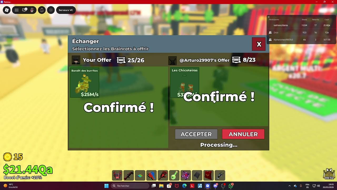 TRADE STEAL A BRAIROT